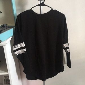 black long sleeve shirt
